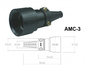 Conector p/ Cabo AMC-3 