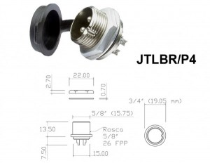 Conector Para Painel -JTLBR/P4