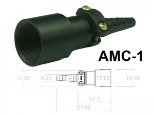Conector Circular de Aluminio 2 a 4 contatos para cabo AMC-1