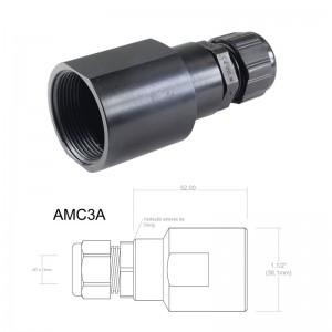 Conector p/ Cabo AMC-3A IP67