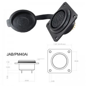 Conector p/ Painel JAB/PM40Ai com 40 contatos fêmea IP67