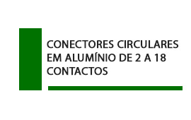 Conector Circular Aluminio 2 a 18 contatos