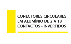 Conector Circular Aluminio 2 a 18 contatos invertidos